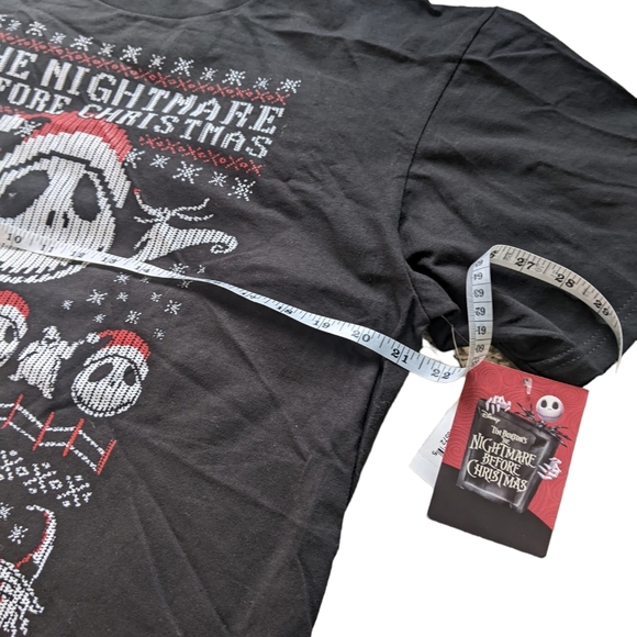 Disney Nightmare before Christmas holiday shirt new with tags jack skellinton - Picture 2 of 5